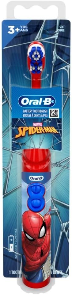 cepillo de dientes electronico de spiderman
